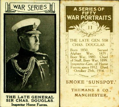 Image of Theman Brothers' cigarette card from 'A Series of Fifity War Portraits'