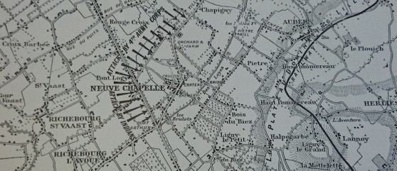 Neuve Chapelle map