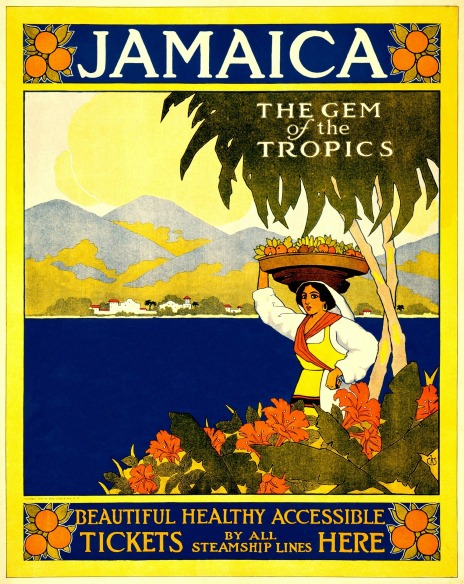 Vintage Thomas Cook poster of Jamaica